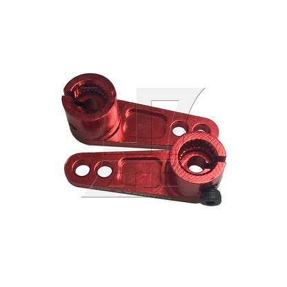 BQLZR 2pc RC 25T Raised Servo Arm Red High-Quality Material