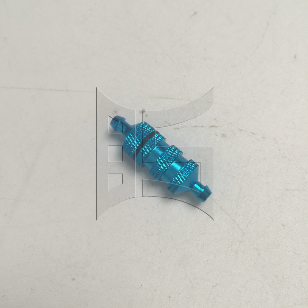 BQLZR 1pc RC Metal Oil Filter Blue High-Quality Material