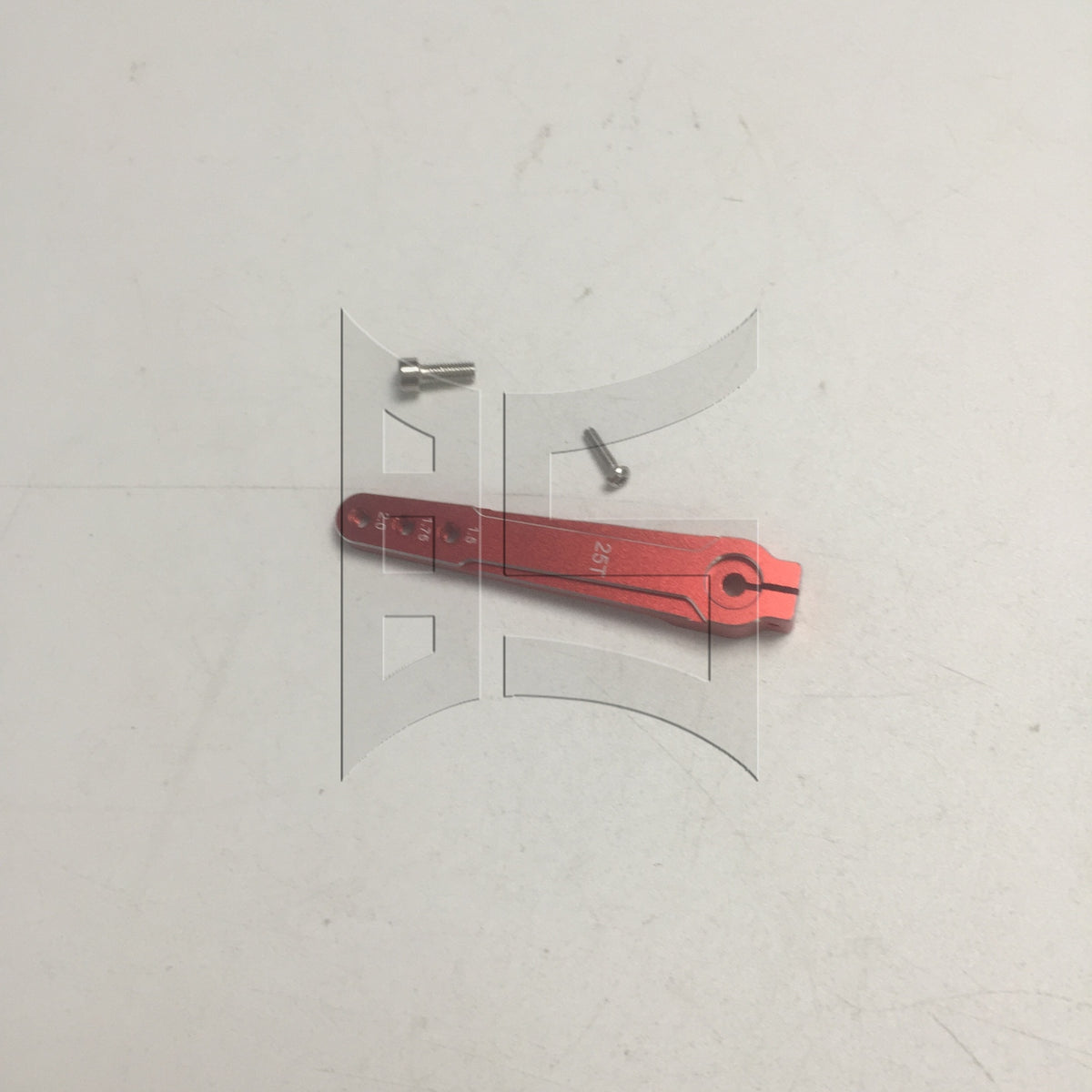 BQLZR 1pc 25T Model Extended Servo Arm Red High-Quality Material