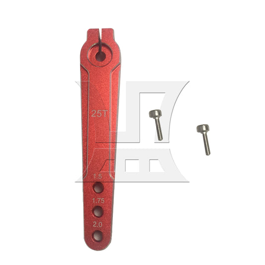 BQLZR 1pc 25T Model Extended Servo Arm Red High-Quality Material
