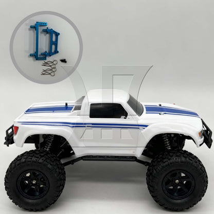 BQLZR 1set RC1:16 Front and Rear Remote Control Car Shell Pillars Blue Easy to Disassemble