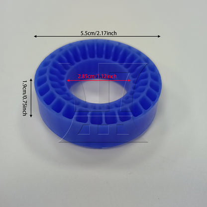 BQLZR 1pc RC1:18 Climbing Car Water Proof Silicone Inner Tire Dark Blue Made of Silicone