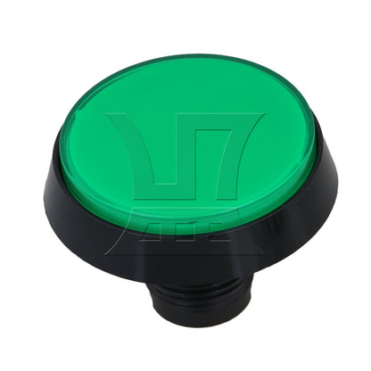 BQLZR 60mm Big Round RED Push Button Switch With 12V Light Lamp Arcade NO/NC