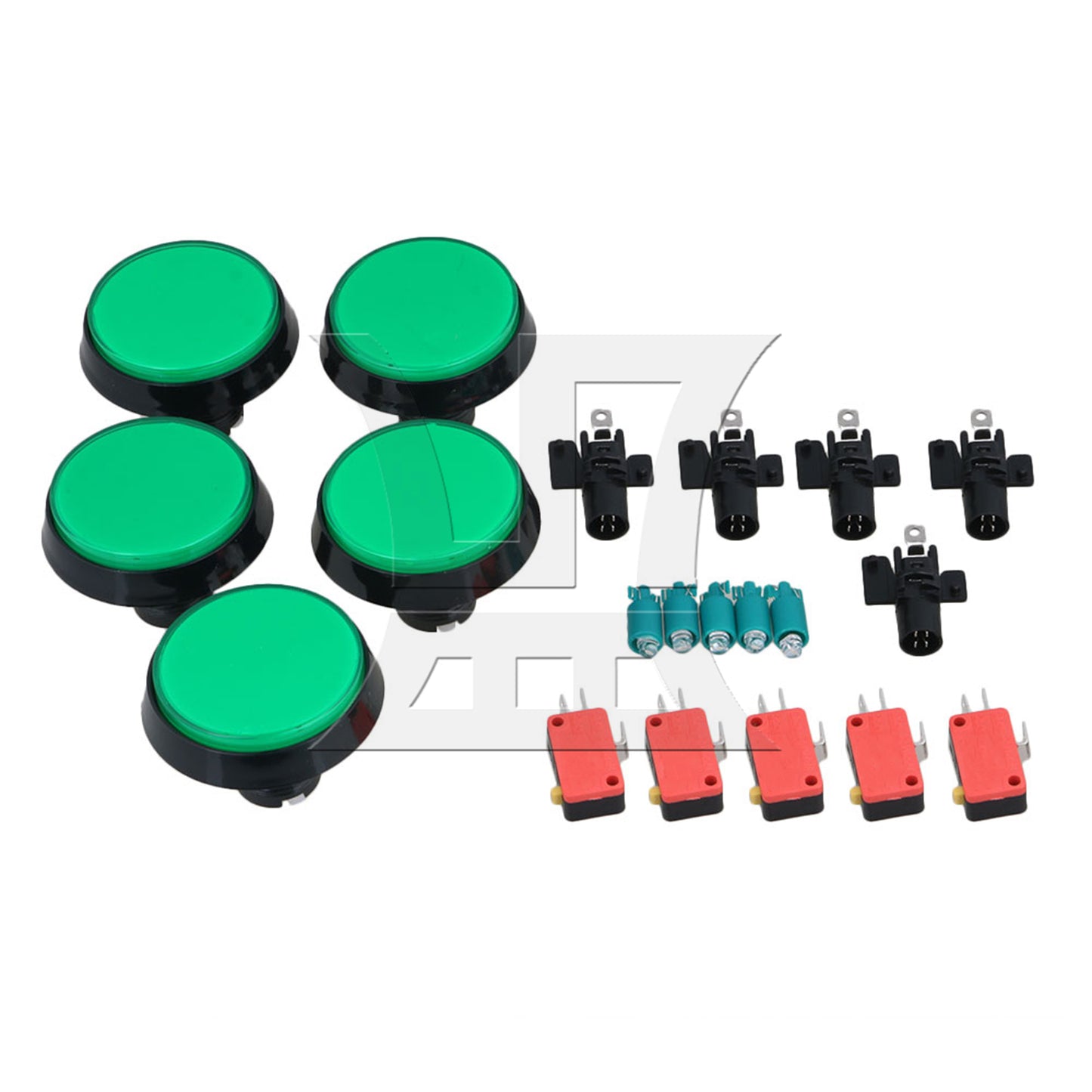BQLZR 60mm Big Round RED Push Button Switch With 12V Light Lamp Arcade NO/NC
