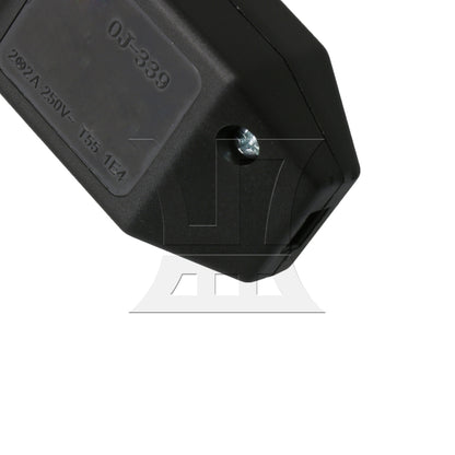 BQLZR Black Manual Dimmer Switch for Lamps Electrical Appliances Transformer 100W