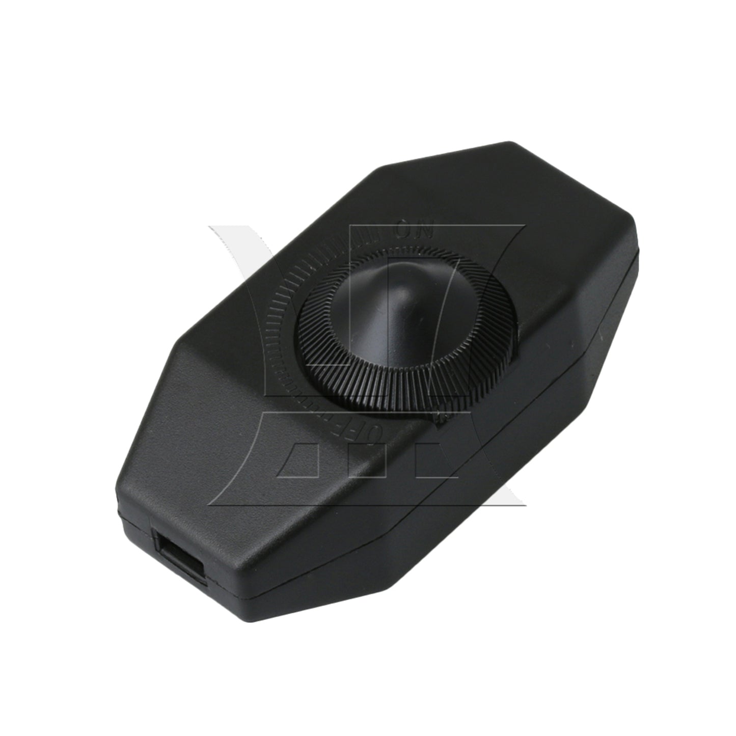 BQLZR Black Manual Dimmer Switch for Lamps Electrical Appliances Transformer 100W