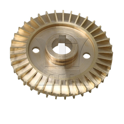 BQLZR Water Pump Replacement Parts Double-sided Keyway Water Pump Impeller 60mm Dia