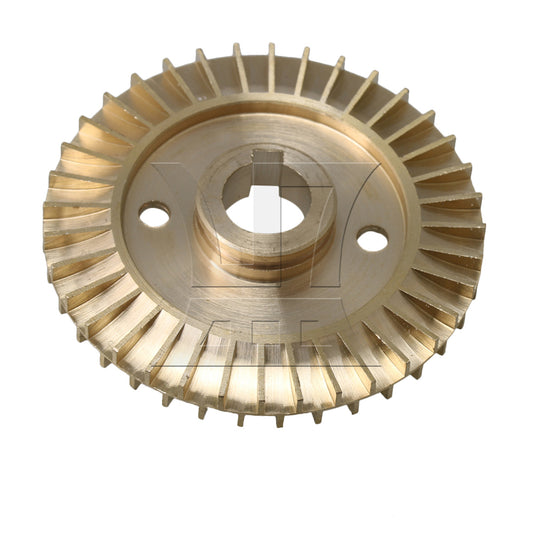 BQLZR Water Pump Replacement Parts Double-sided Keyway Water Pump Impeller 60mm Dia