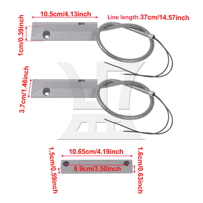 BQLZR Recessed Normally Close Door Window Contact Sensor Magnetic Reeds Switch DC100V