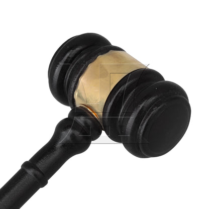 BQLZR Pure Handmade Wood Gavel Sound Block for Lawyer Court Judge Auction