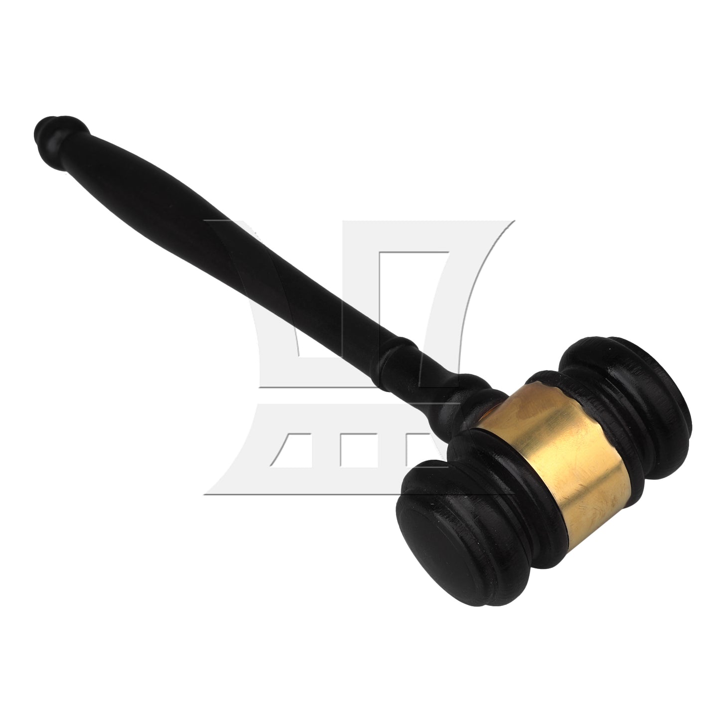BQLZR Pure Handmade Wood Gavel Sound Block for Lawyer Court Judge Auction