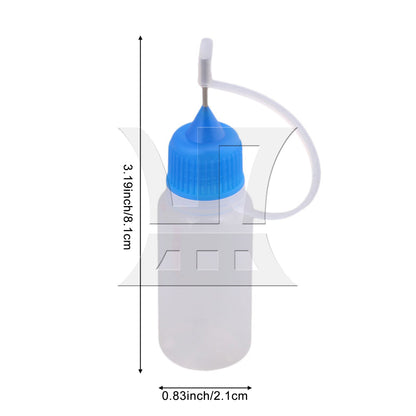 BQLZR 50PCS 10ml Empty Squeezable with Tips for Liquid Dropper Bottles
