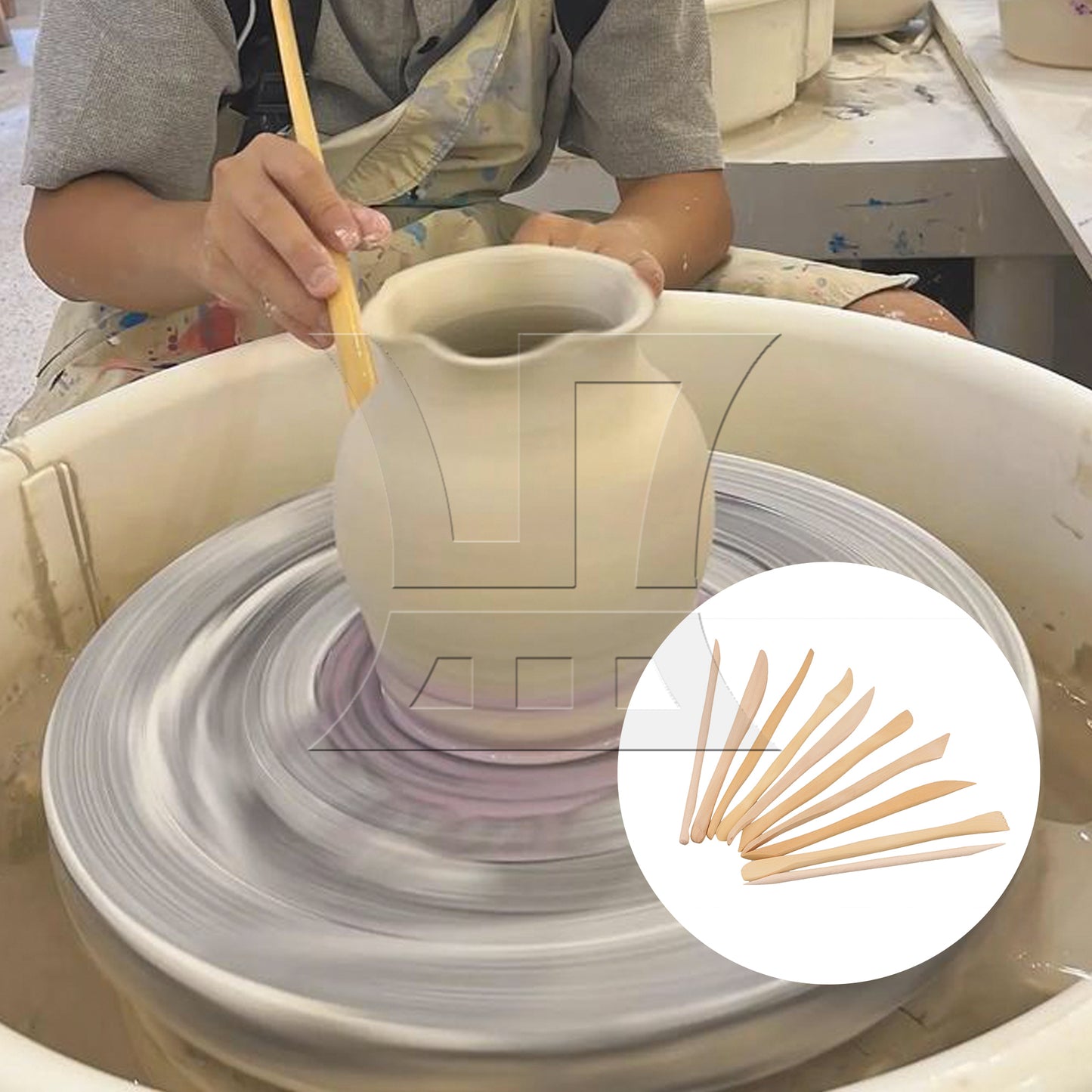 BQLZR 10PCS Carving Tools Wood Clay Sculpture Tools Hand Polished