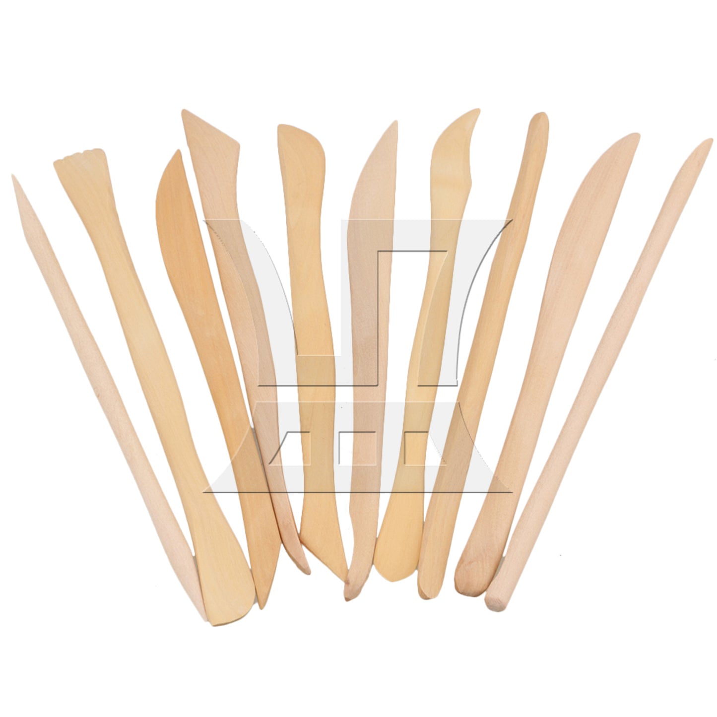 BQLZR 10PCS Carving Tools Wood Clay Sculpture Tools Hand Polished