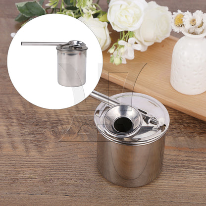 BQLZR Steel Metal Glaze Glazing Pot for Painting Sprayer Tool 300ML