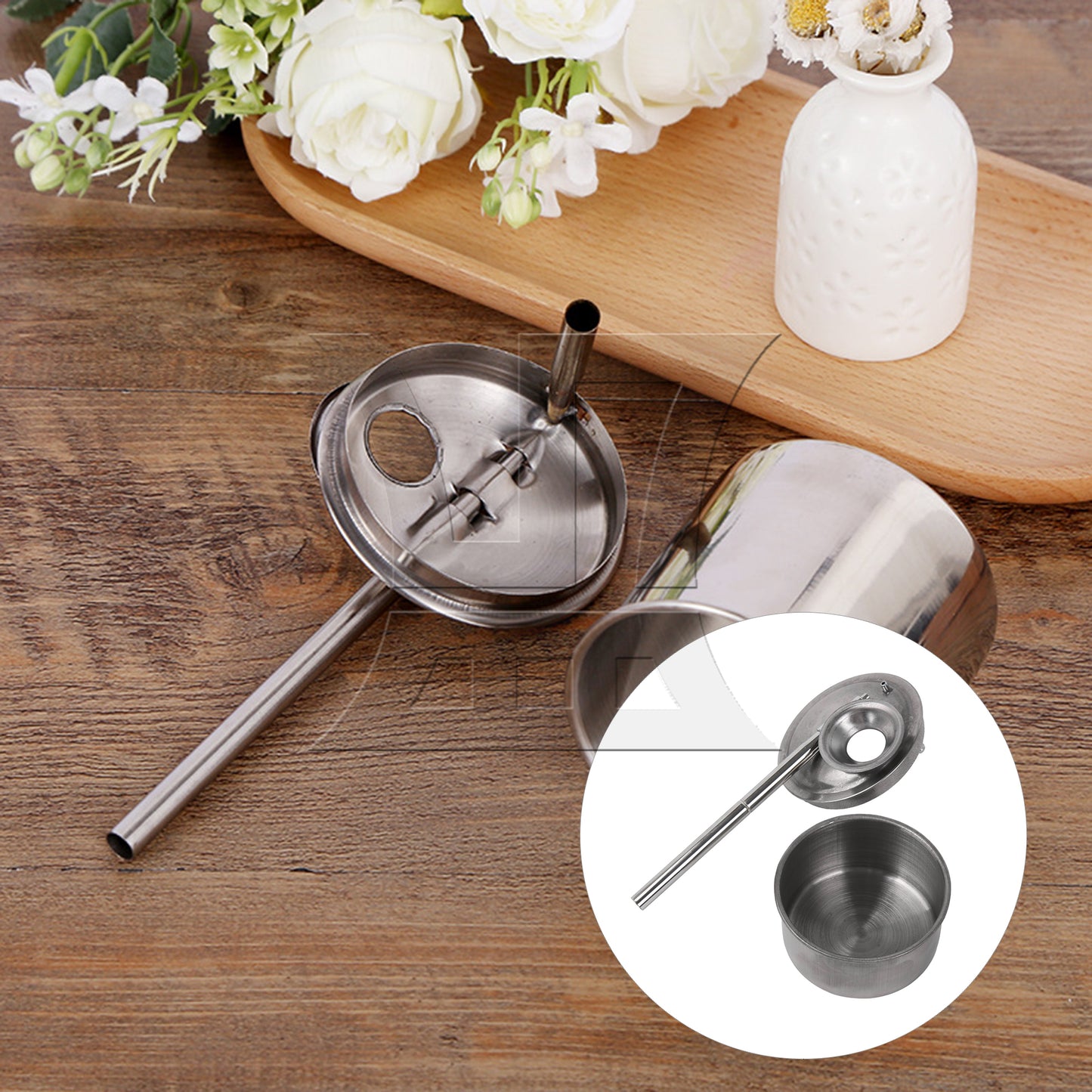 BQLZR 100ml Steel Metal Paint Glazes Spray Sprayer Atomizer for Craft Tool 67x60mm