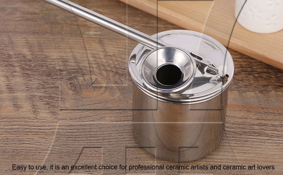 BQLZR 100ml Steel Metal Paint Glazes Spray Sprayer Atomizer for Craft Tool 67x60mm