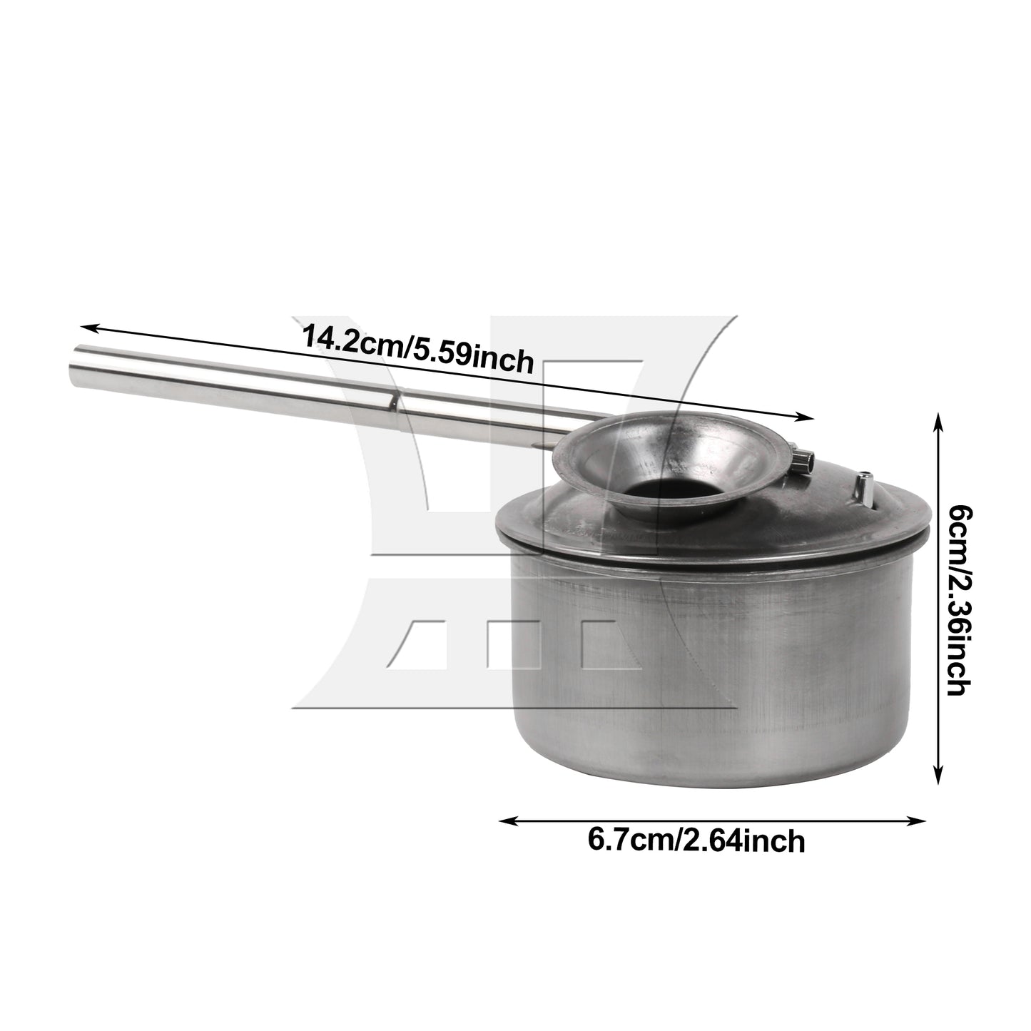 BQLZR 100ml Steel Metal Paint Glazes Spray Sprayer Atomizer for Craft Tool 67x60mm