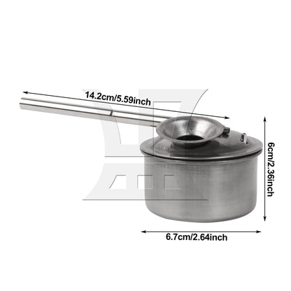 BQLZR 100ml Steel Metal Paint Glazes Spray Sprayer Atomizer for Craft Tool 67x60mm
