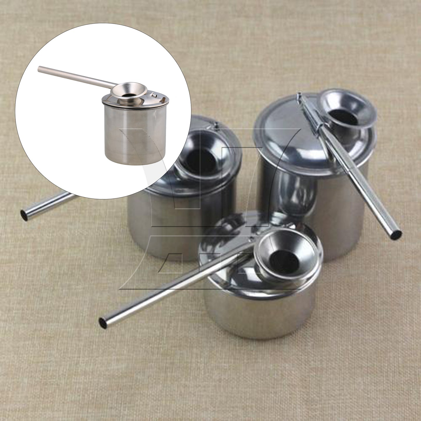 BQLZR Stainless Steel Atomizer Glaze Glazing Pot Painting Sprayer Tool 200ml