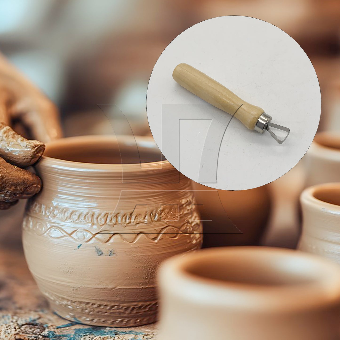 BQLZR 10pcs Wax Clay Carvers Clay Sculpture Pottery Tools Set Modelling Carving