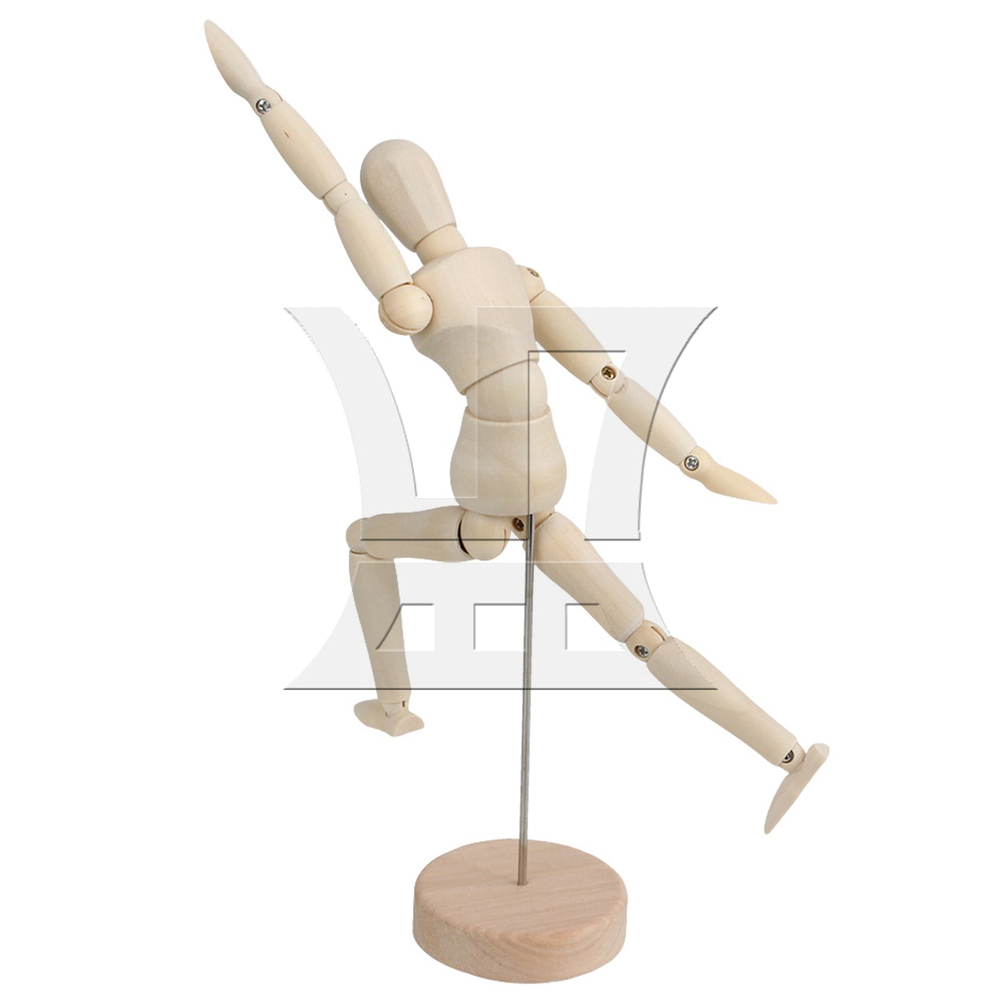 BQLZR Wooden Human Mannequin 8 Inch Manikin Sketch Model Art/ARTIST Unisex Model