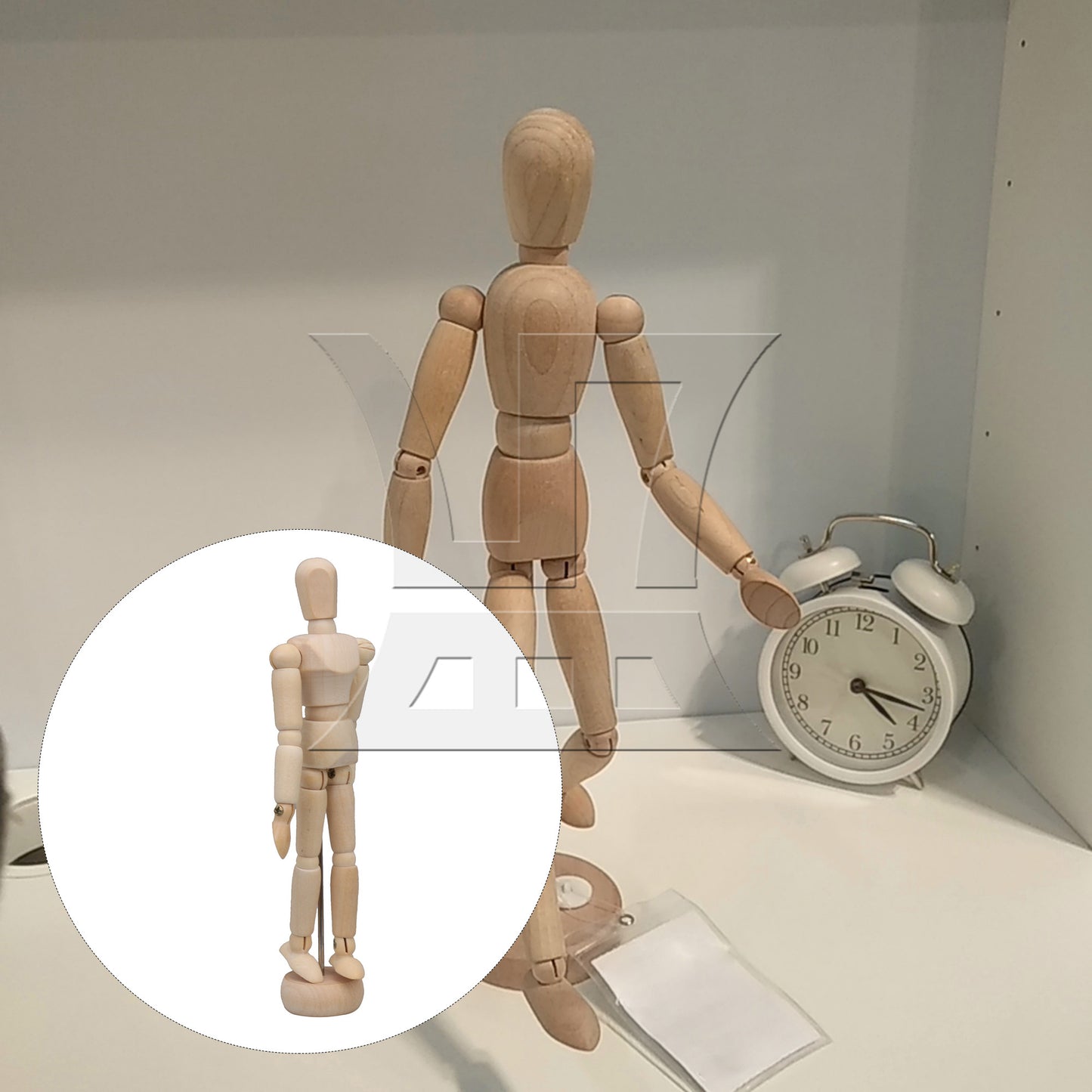 BQLZR 5.5Inch Artists Wooden Manikin Mannequin Moveable Adjustable Limbs Human