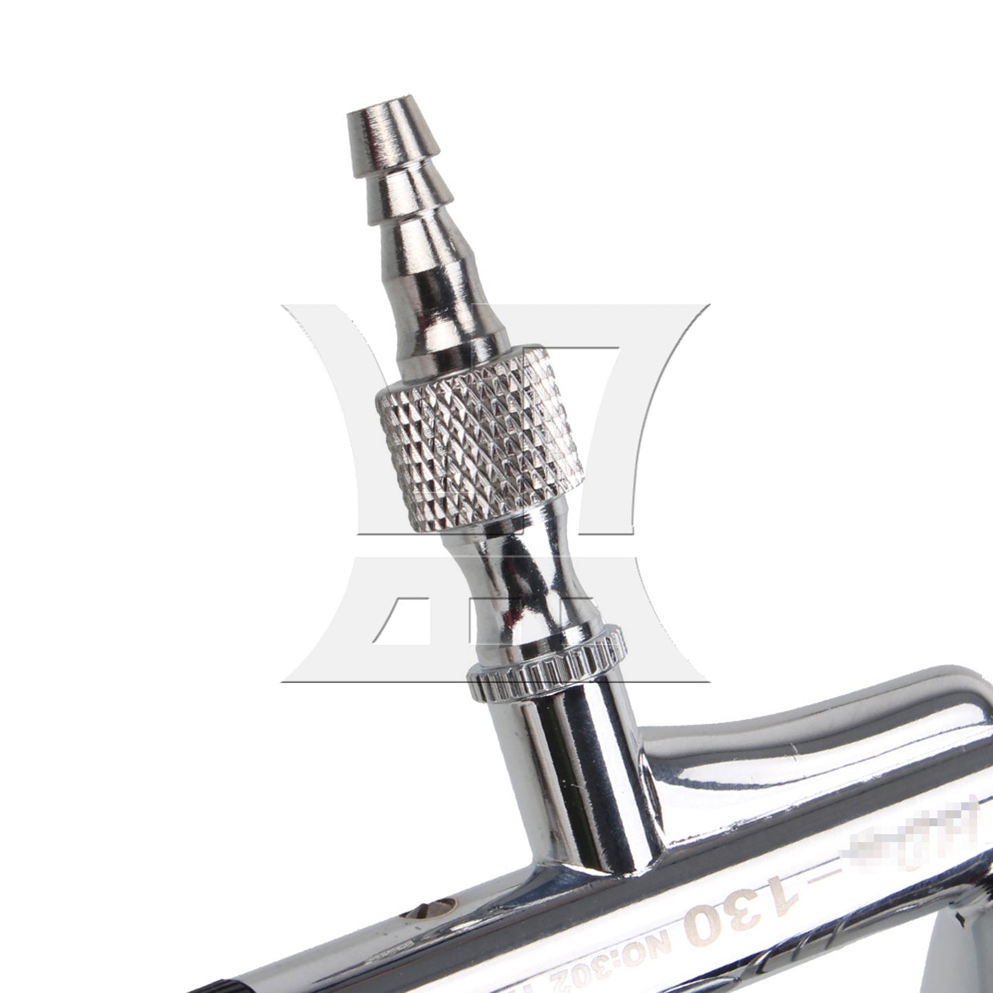 BQLZR Dual Action Airbrush 0.5mm Nozzle Dia Gravity Spray Set Paint Art Kit Silver