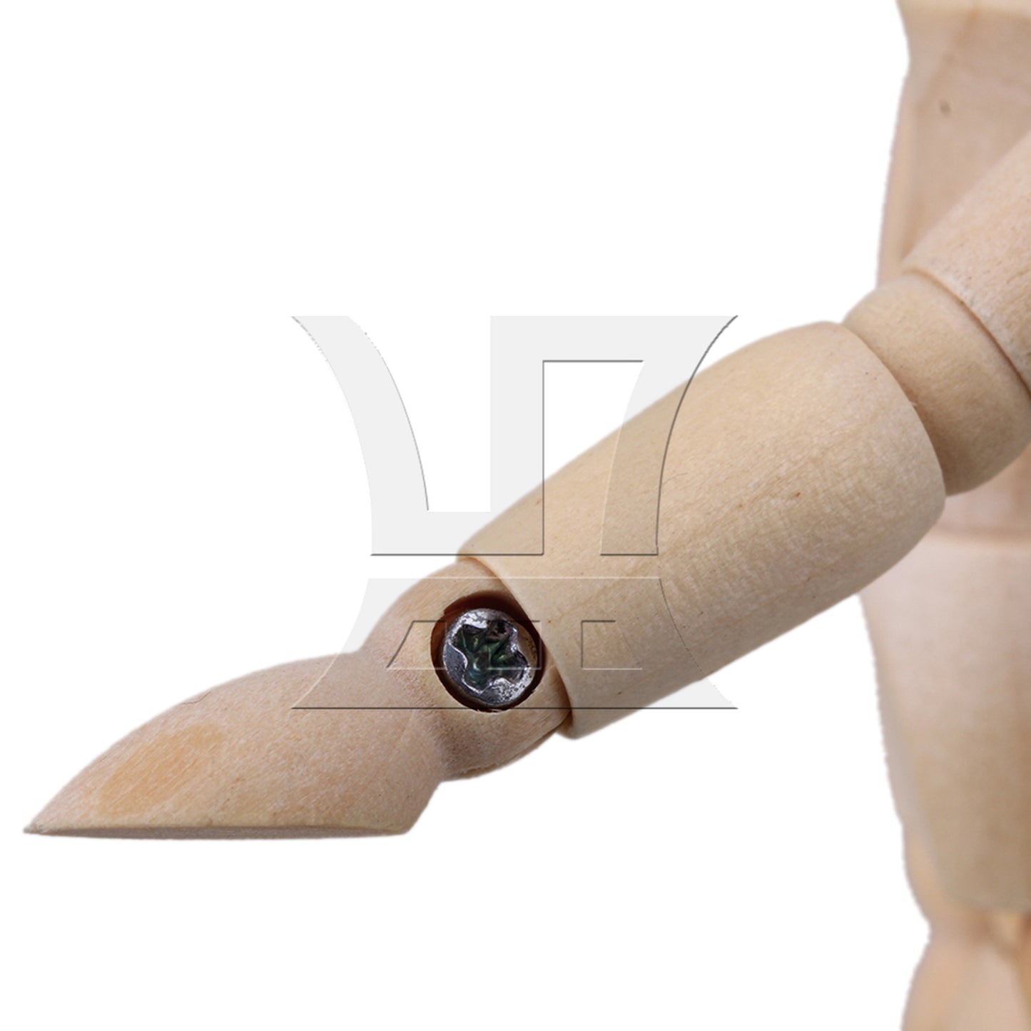 BQLZR Wooden Wood Figure 4.7" Unisex Manikin Mannequin Human Artist Drawing Model