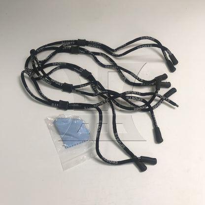BQLZR Eyeglass Holder Spandex Cord Black Sunglass Glasses Eyewear Strap