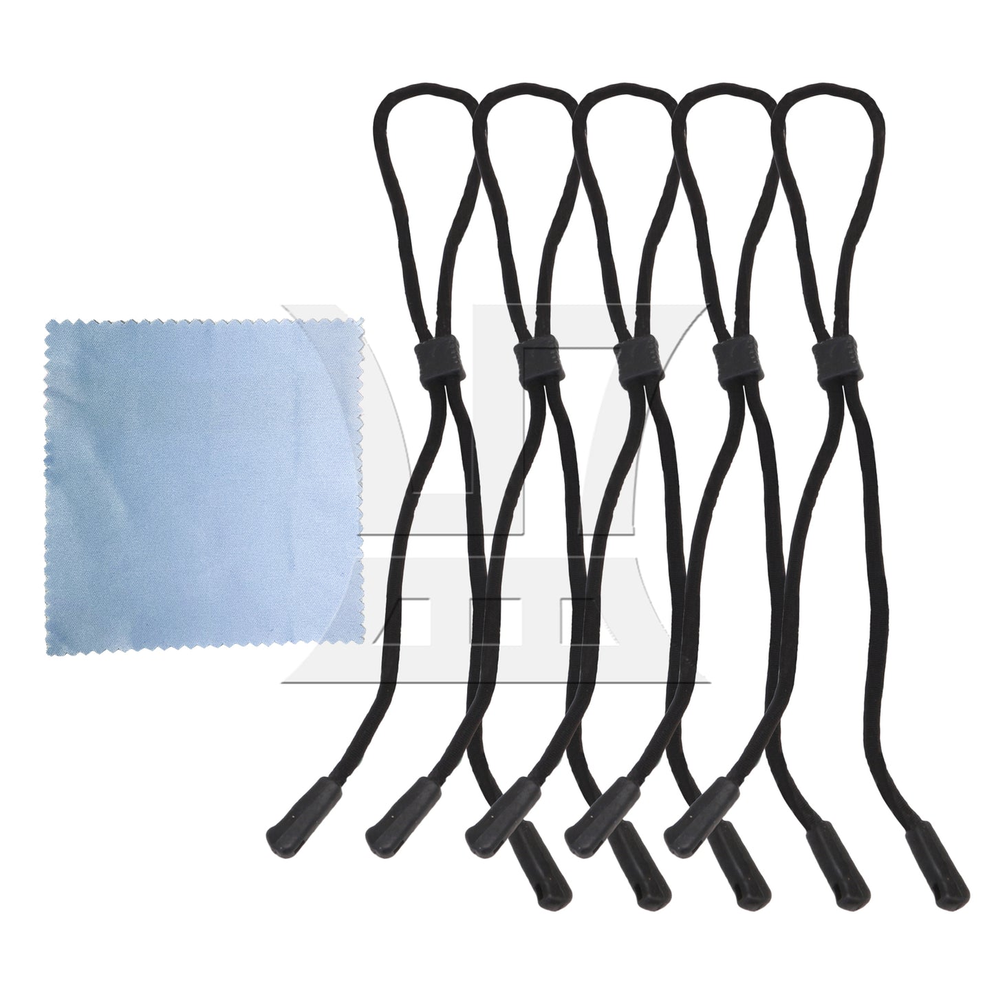 BQLZR Eyeglass Holder Spandex Cord Black Sunglass Glasses Eyewear Strap