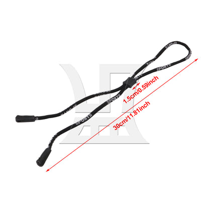 BQLZR Eyeglass Holder Spandex Cord Black Sunglass Glasses Eyewear Strap