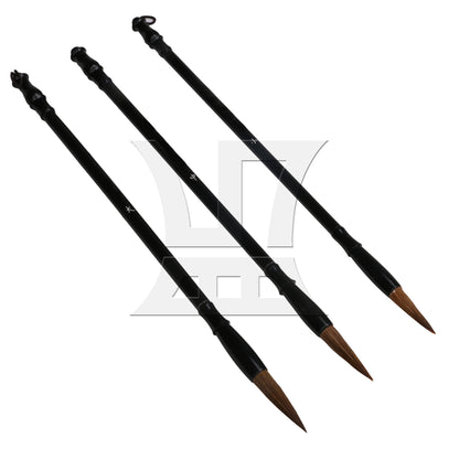 BQLZR 3PCS Chinese Calligraphy Brush Writing Painting Learning Large,Small,Medium Size