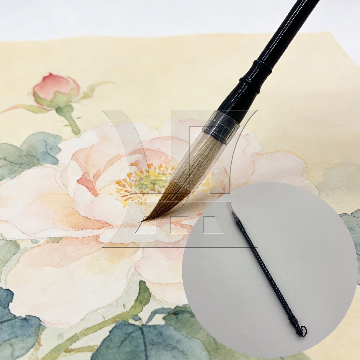 BQLZR 3PCS Chinese Calligraphy Brush Writing Painting Learning Large,Small,Medium Size