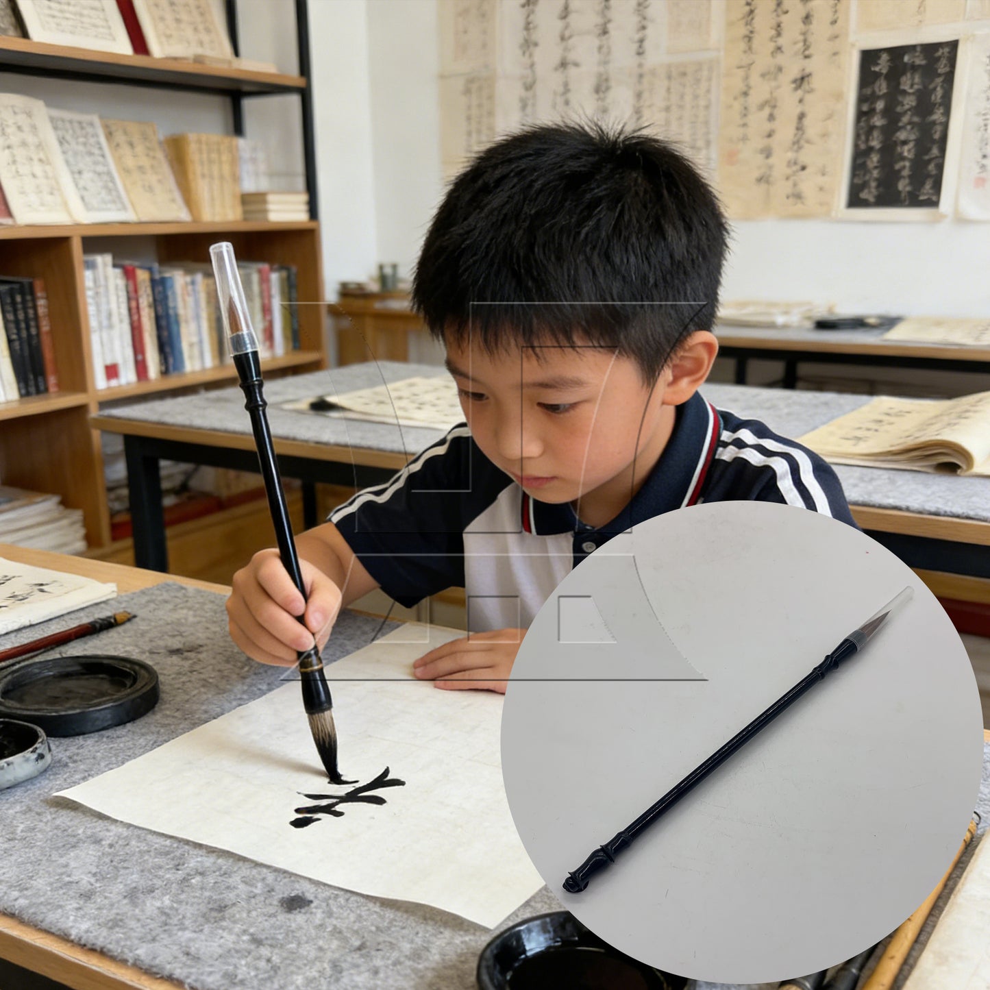 BQLZR 3PCS Chinese Calligraphy Brush Writing Painting Learning Large,Small,Medium Size