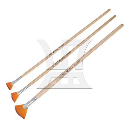 BQLZR 1set (6-In-1) Fan-Shaped Oil Paint Brush for Art Creation Art Painting
