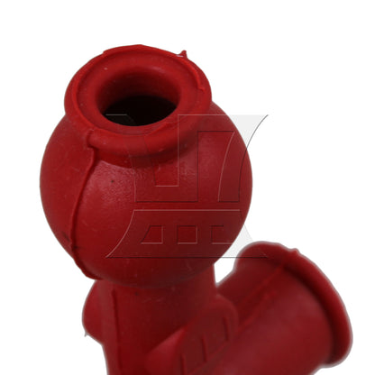 BQLZR Red Three Valve Chemistry Labware Ball Rubber Pipette Filling Bulb