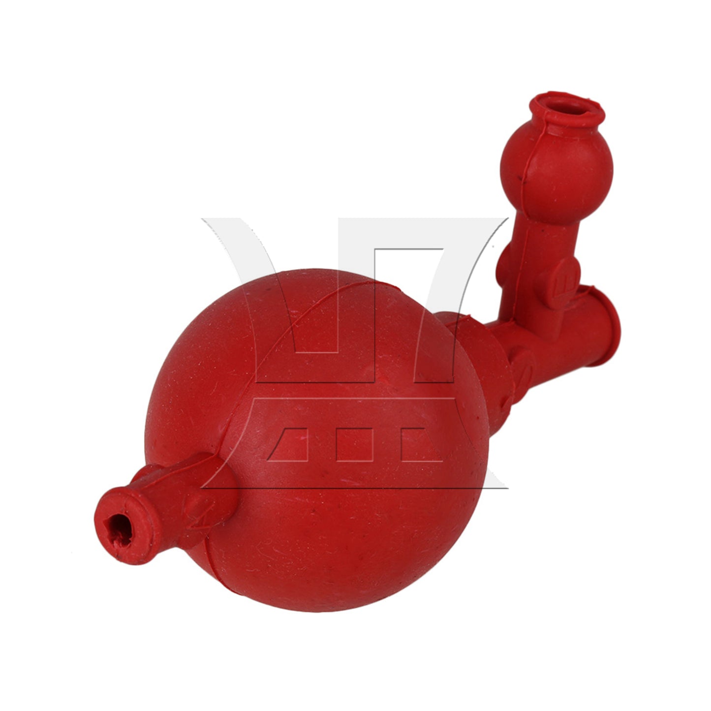 BQLZR Red Three Valve Chemistry Labware Ball Rubber Pipette Filling Bulb
