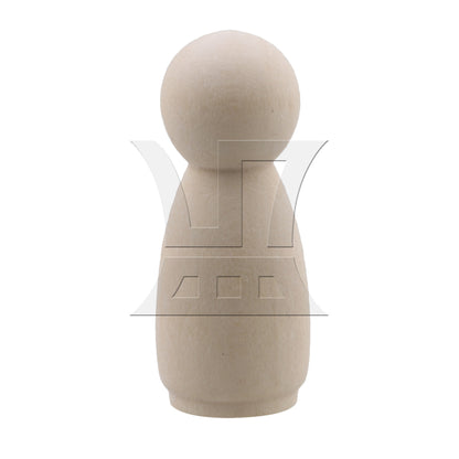 BQLZR  Decorative Wooden Doll Bodies Arts Craft Angel Doll Female 35x14mm