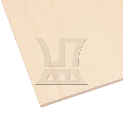 BQLZR 5 x Square Basswood Plate Board 15x15x0.5cm for DIY Model Making & Craft