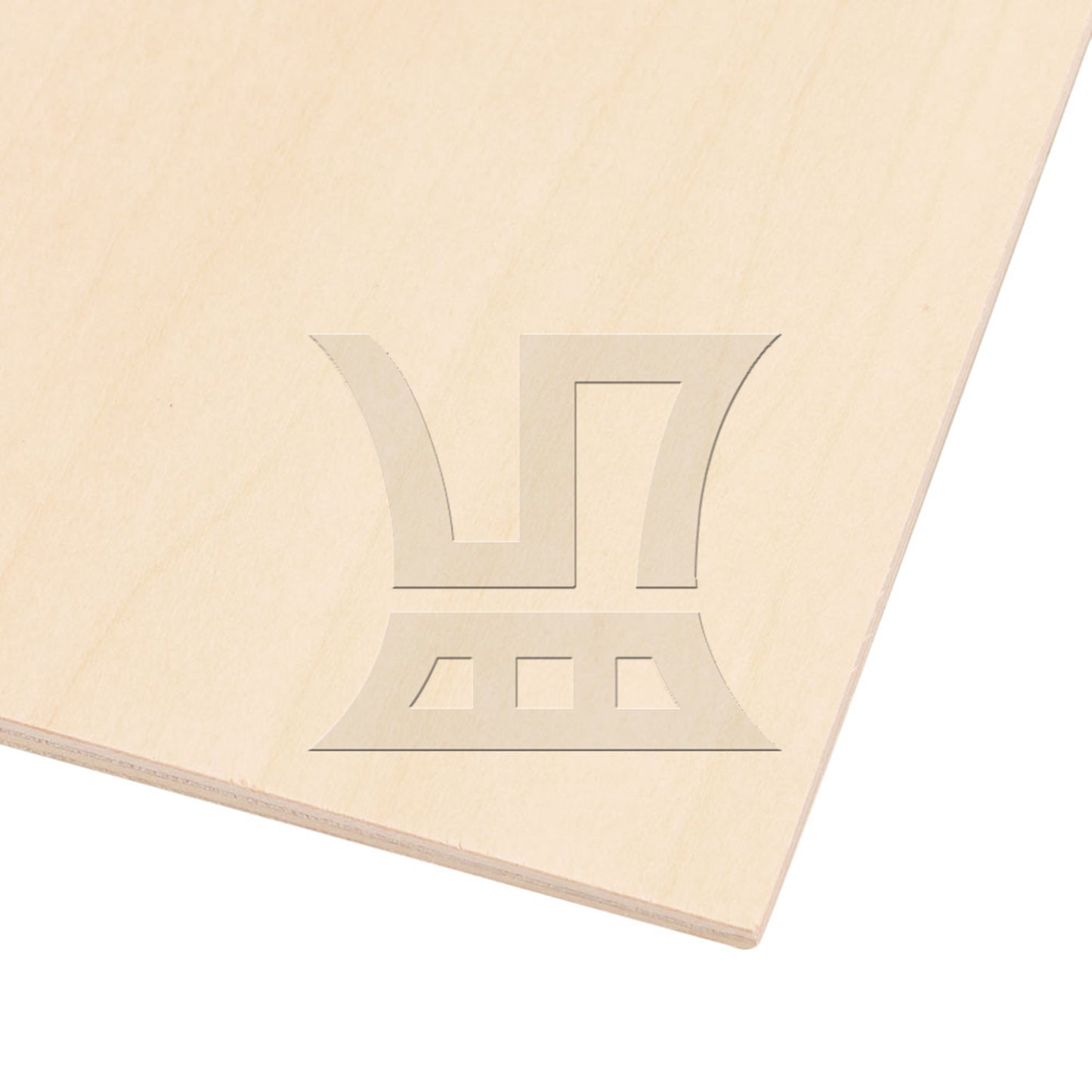 BQLZR 5 x Square Basswood Plate Board 15x15x0.5cm for DIY Model Making & Craft