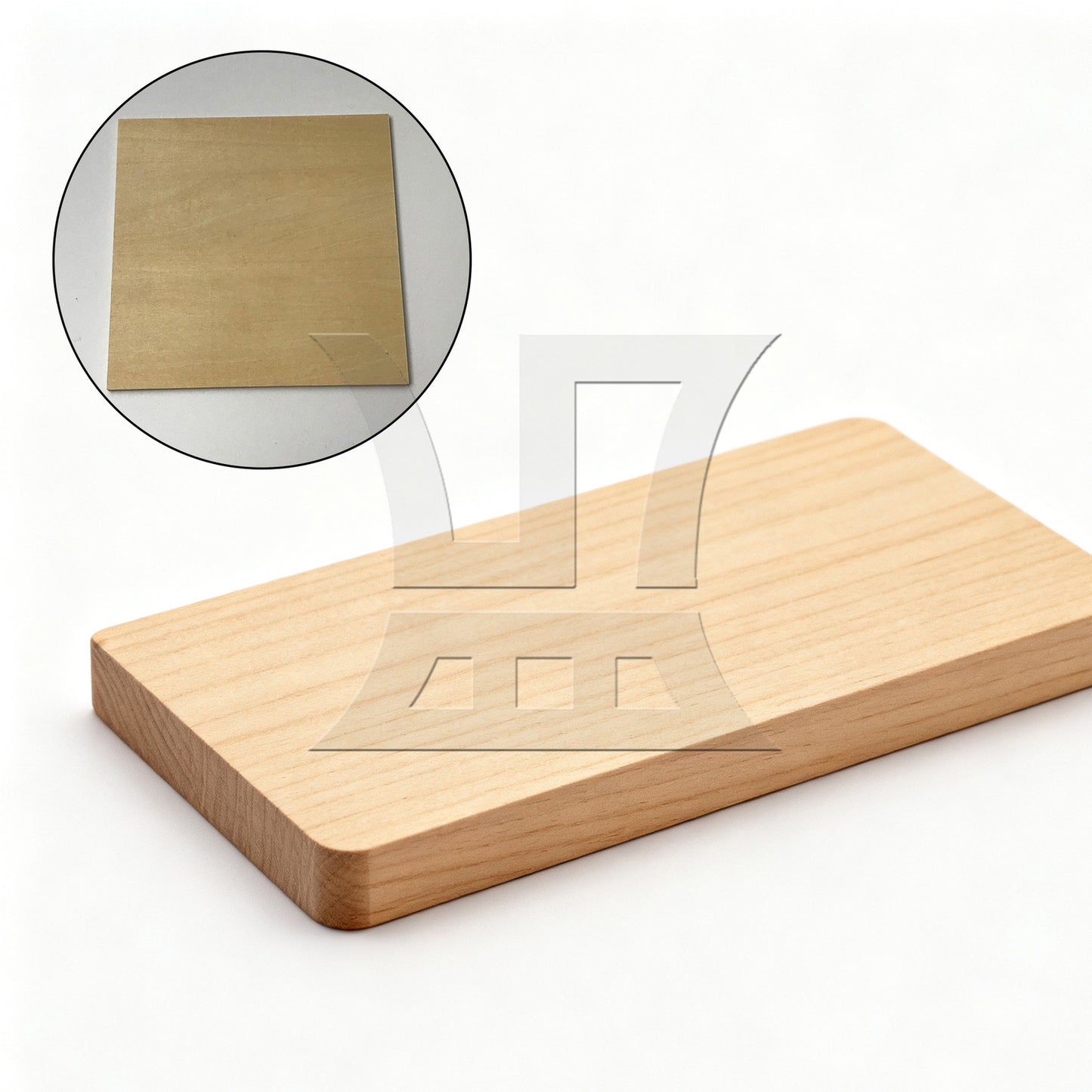 BQLZR 5 x Square Basswood Plate Board 15x15x0.5cm for DIY Model Making & Craft