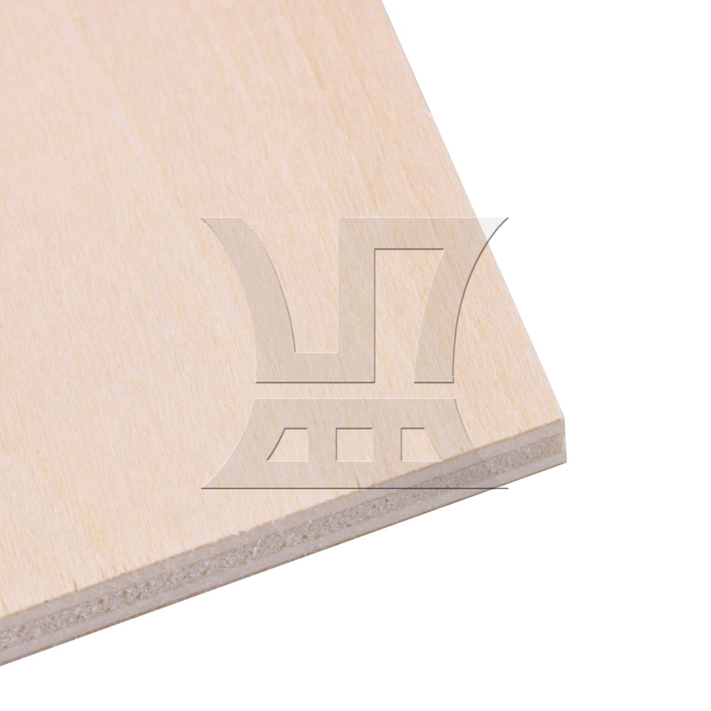 BQLZR 20 x Square Shaped Wood Pieces for Wood Engraving 50x50mm Wood Model