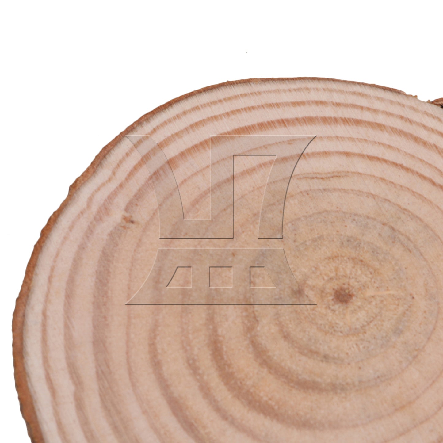 BQLZR Natural Pine Wood Slices Circles with Tree Bark Log Discs 7-8CM Dia BQLZR