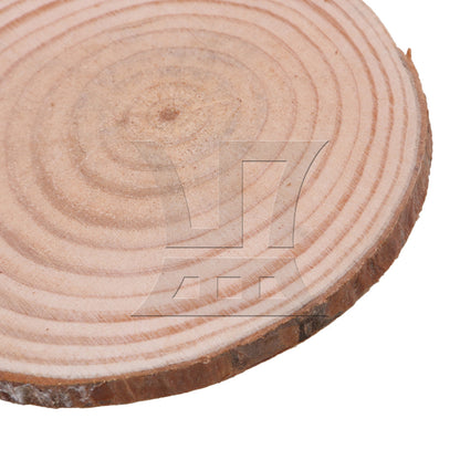 BQLZR Natural Pine Wood Slices Circles with Tree Bark Log Discs 7-8CM Dia BQLZR