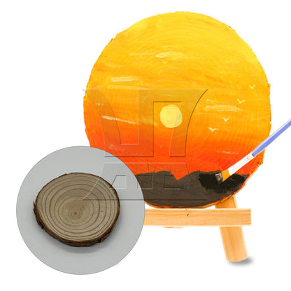 BQLZR Natural Pine Wood Slices Circles with Tree Bark Log Discs 7-8CM Dia BQLZR