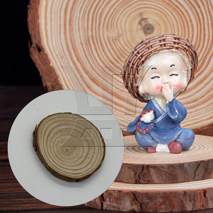 BQLZR Natural Pine Wood Slices Circles with Tree Bark Log Discs 7-8CM Dia BQLZR