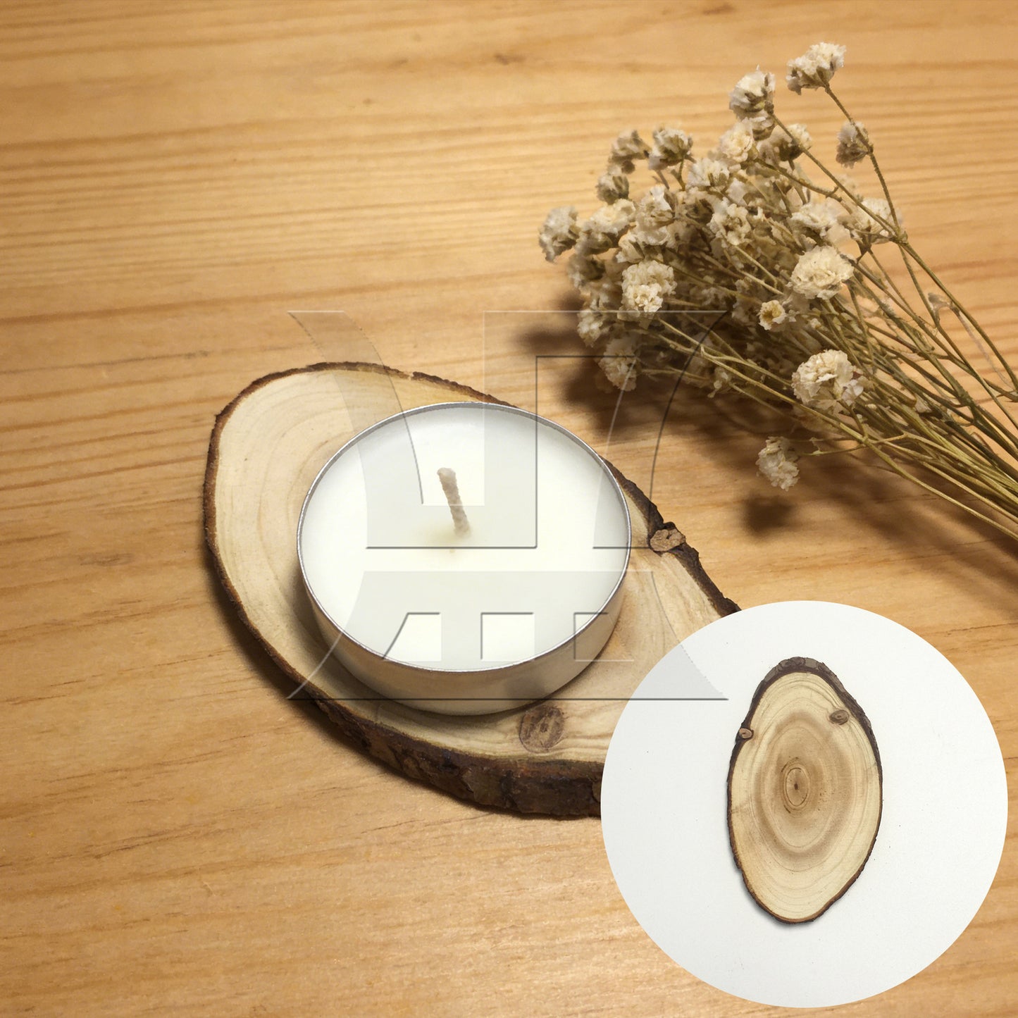 BQLZR 10x Oval Shape Natural Pine Wood Log Slice Circle with Tree Bark 14x6CM BQLZR
