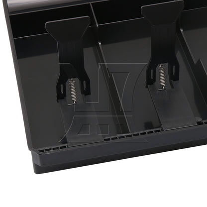 BQLZR Coin And Bills Tray Cash Drawer Case Replace 4 Bills 3 Coins Storage Box Black