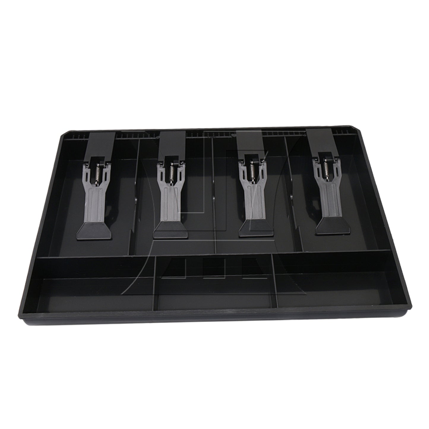 BQLZR Coin And Bills Tray Cash Drawer Case Replace 4 Bills 3 Coins Storage Box Black